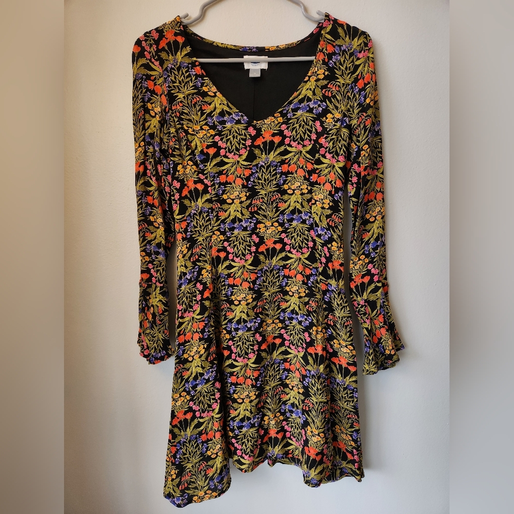 Floral Bell Sleeve Dress